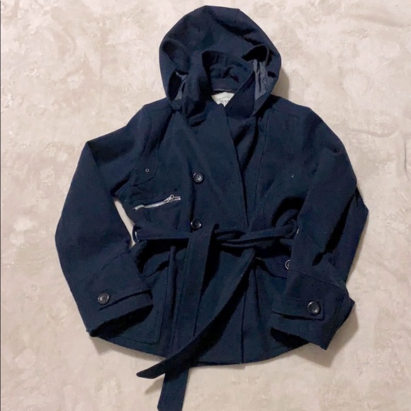 Maralyn & Me Jackets & Blazers - Navy blue pea coat